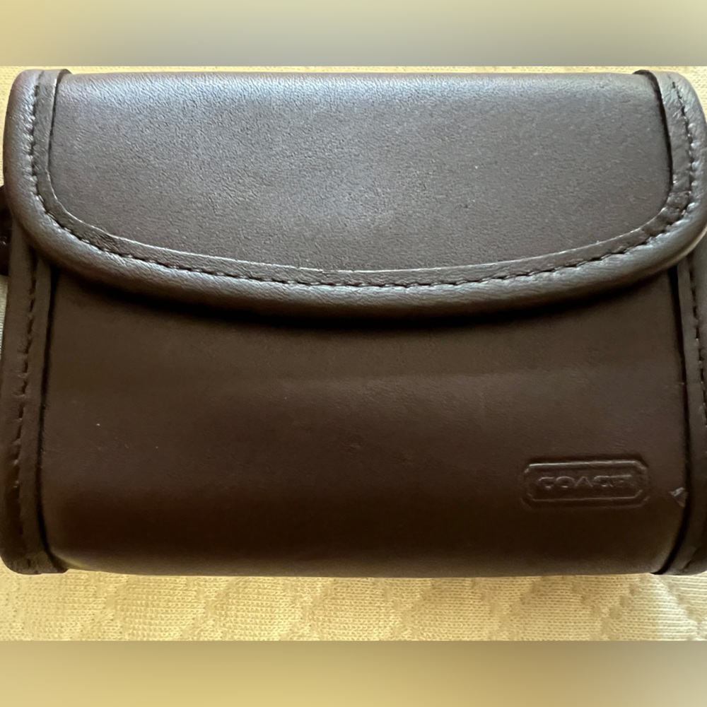 Coach Dark Brown Leather Wallet